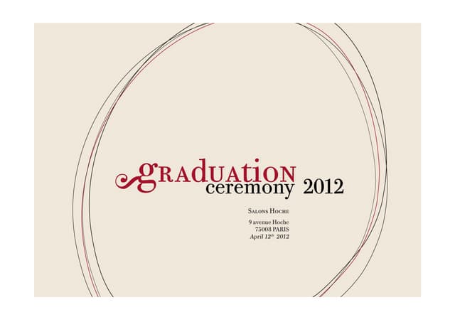 Programme  graduation 2012 final